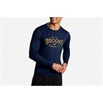 Brooks Distance graphic long sleeve homme 